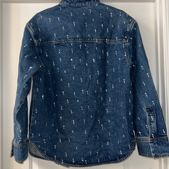 Rhinestone embellished denim shirt - Picture 7 of 7